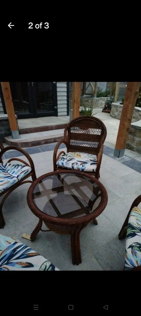Rattan Conservatory 5-piece Set - Image 3