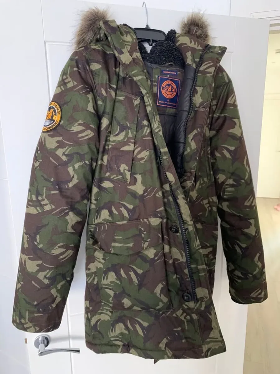 Superdry Winter Jacket Camo Military Style - Image 1