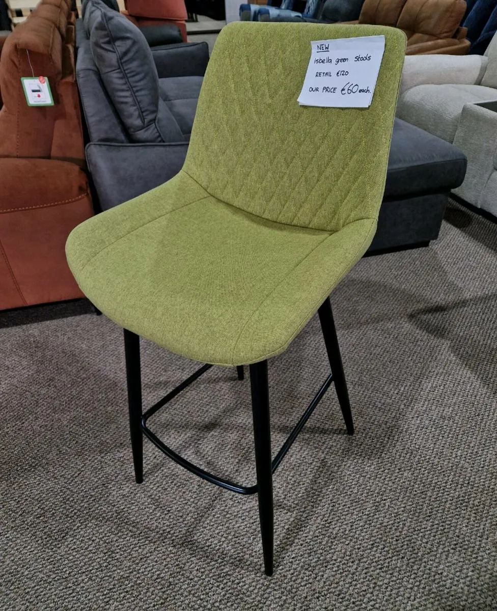 New Isbella Green Stools