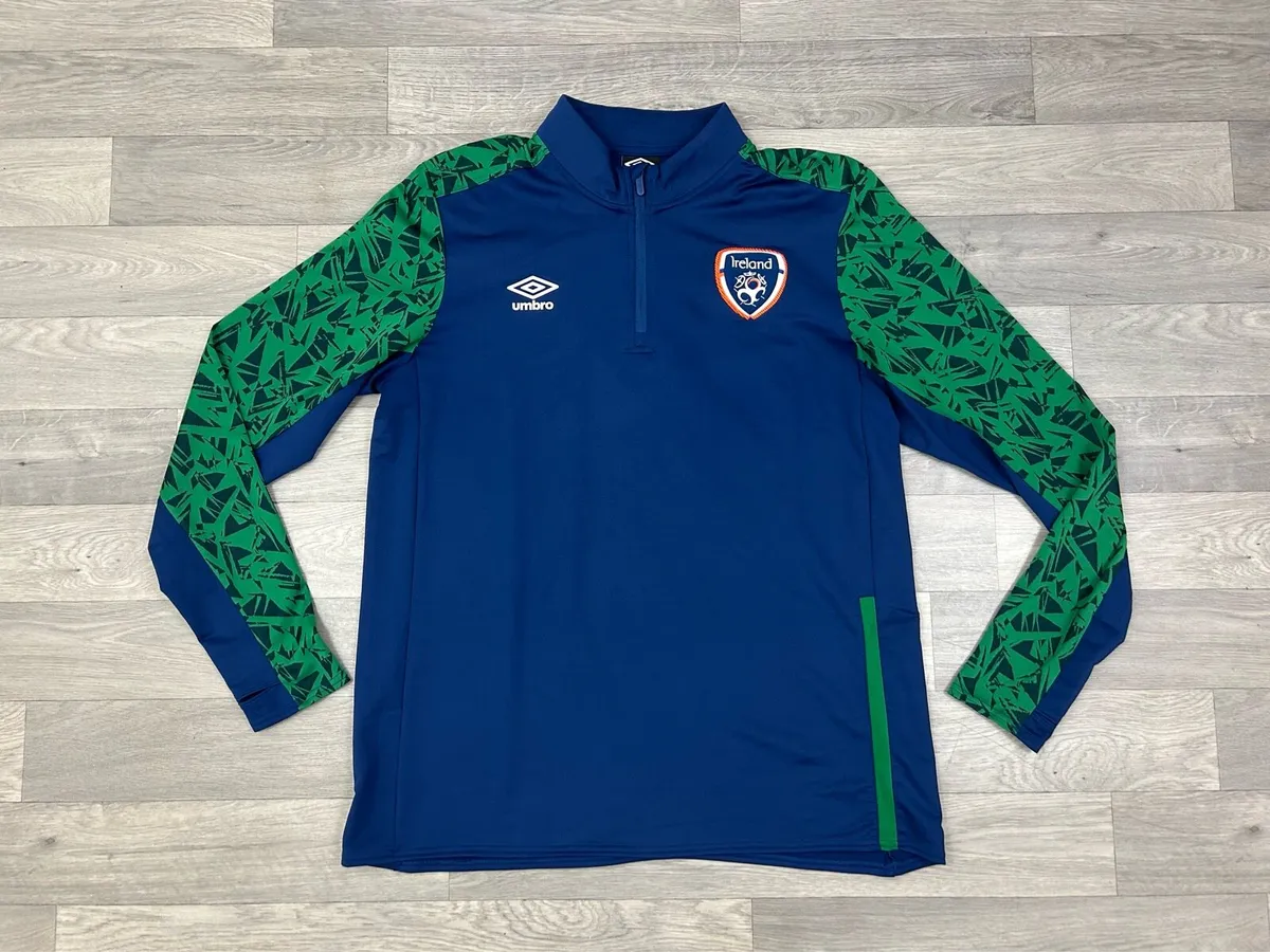 Umbro Ireland Half Zip Jumper Mens XL - Image 1