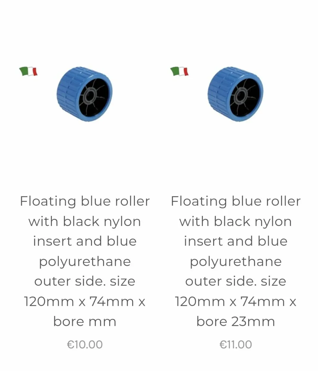 Boat trailer wobble  rollers from €9 - Image 1