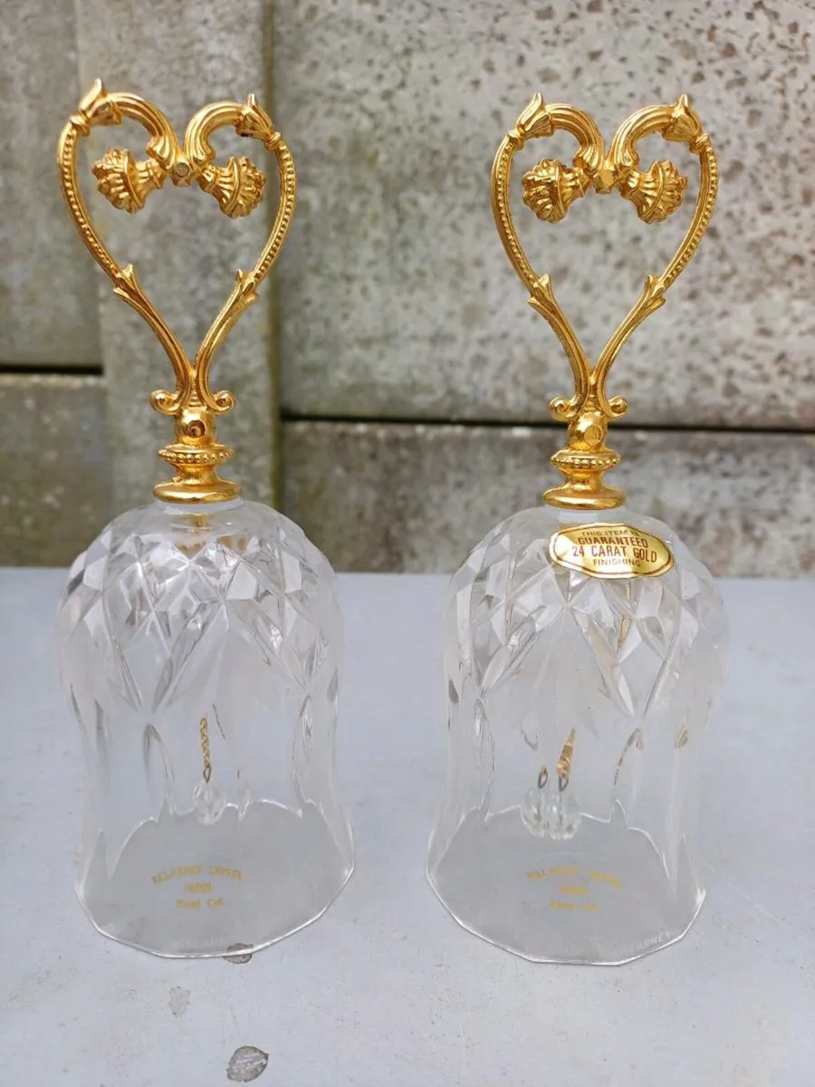 Vintage Killarney Crystal Bells - Image 1