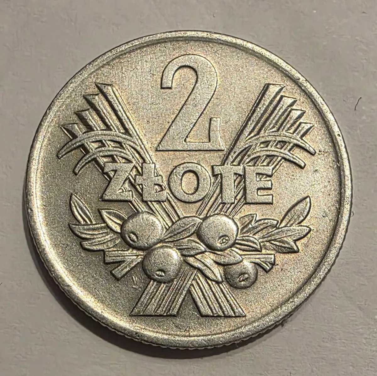 1974 poland 2 zlote coin - Image 1