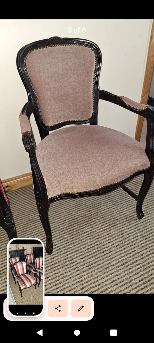 French style chairs - Image 3