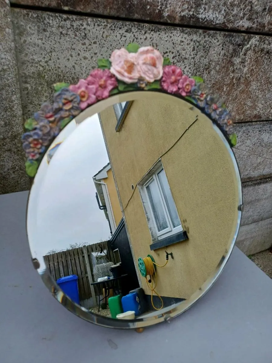 1920/30s Art Deco Table Mirror - Image 1