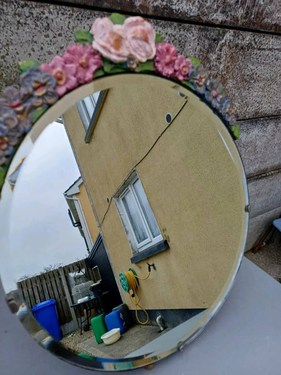 1920/30s Art Deco Table Mirror - Image 3