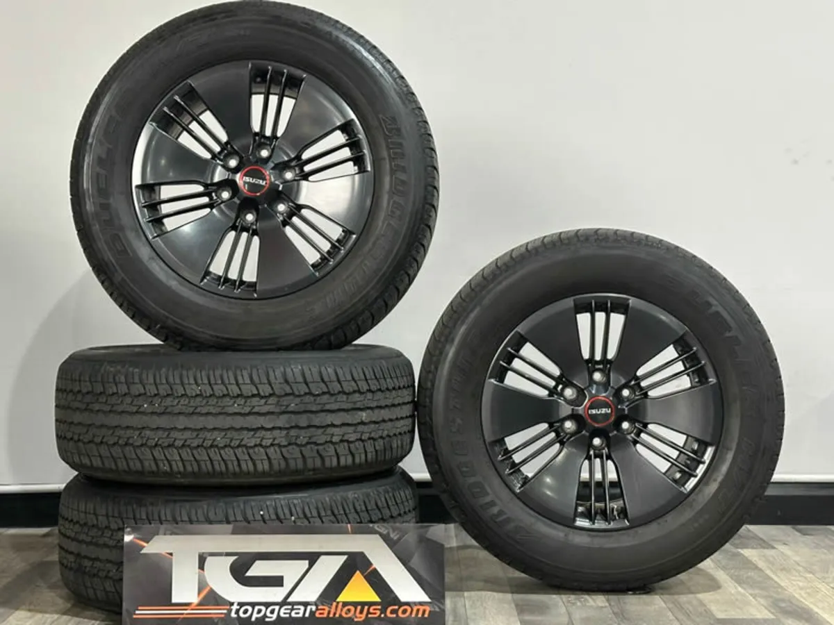 18" Genuine Isuzu D-MAX Alloy Wheels & Tyres - Image 1