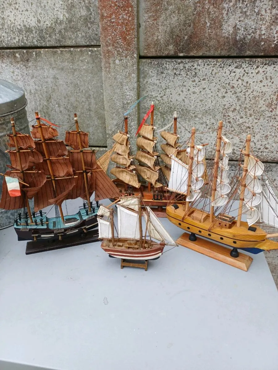 Vintage Model Ships - Image 2