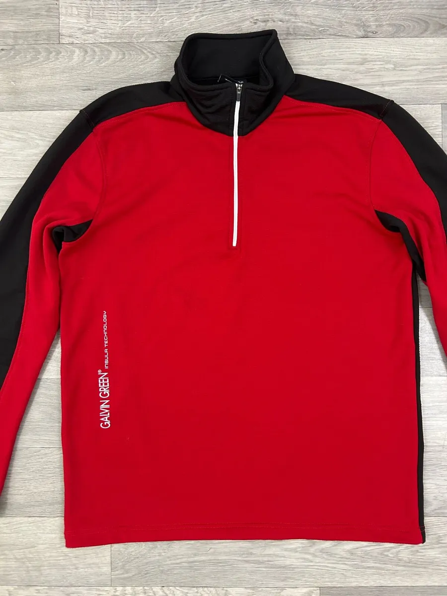 Galvin Green Insula Fleece Half Zip Golf Jumper M - Image 2