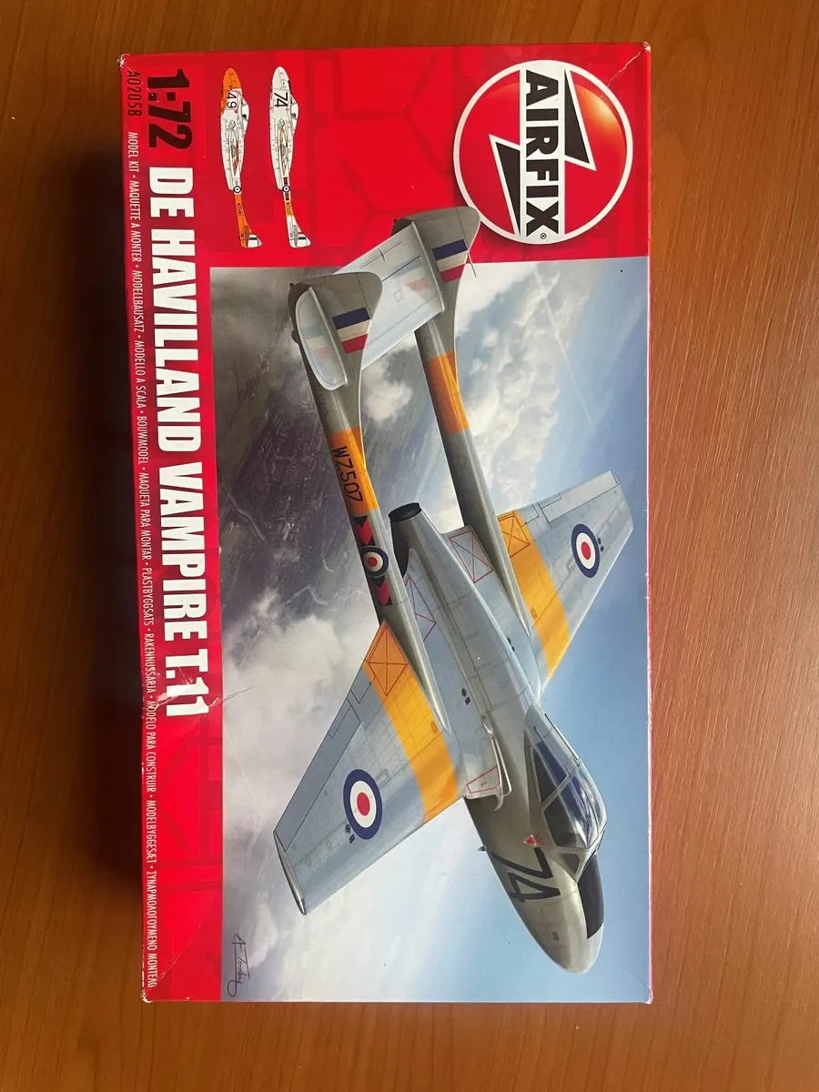 Airfix De Havilland Vampire T.11  1:72