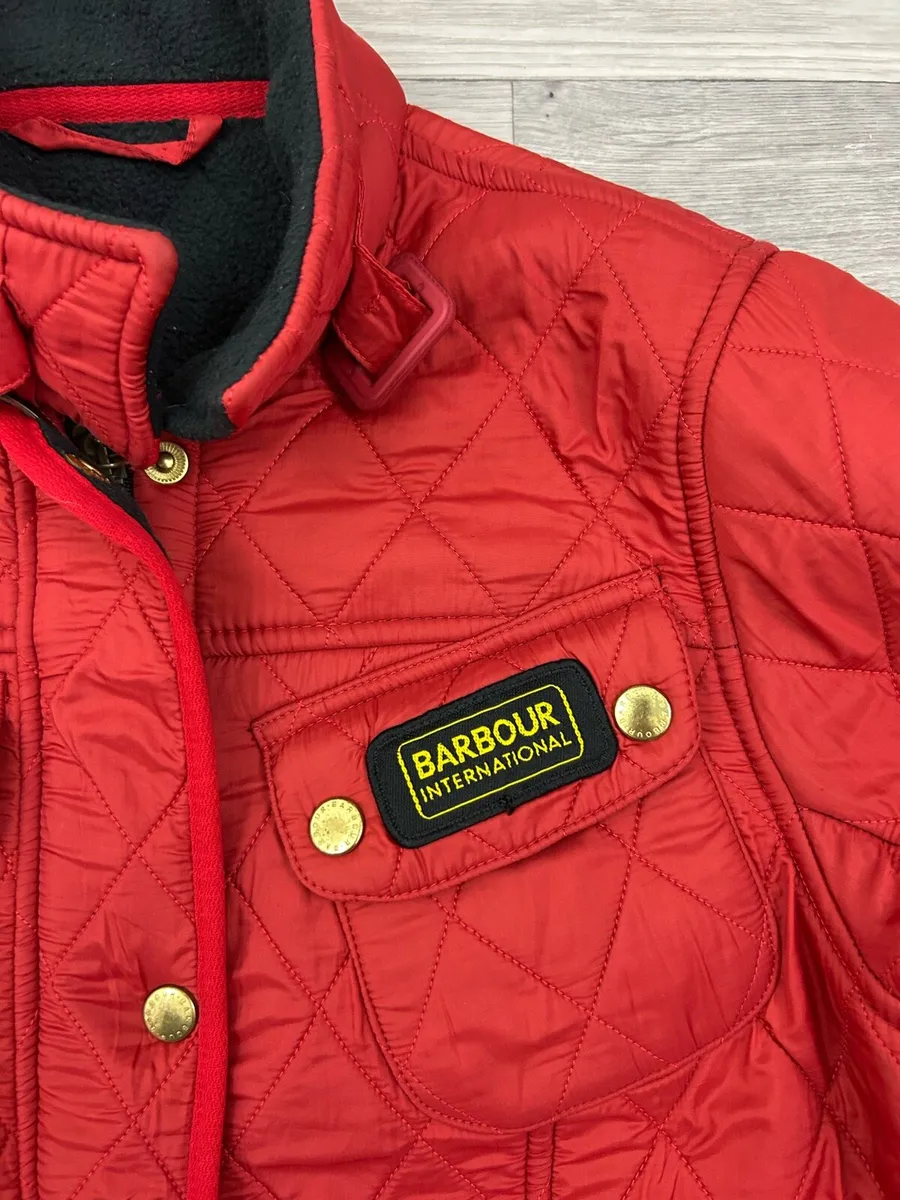 Barbour International Fleece Lined Quilt Jacket 12 - Image 4