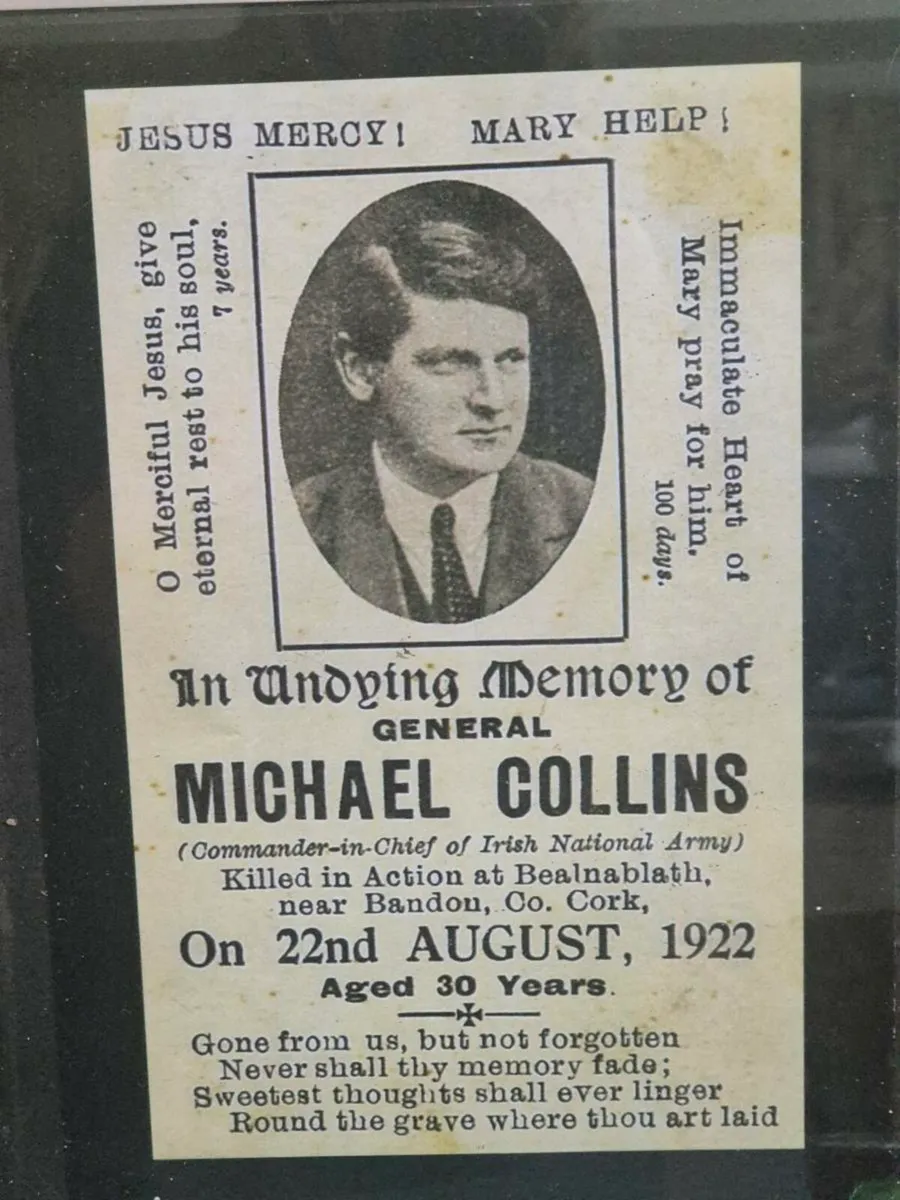Micheal Collins  large print for sale - Image 2