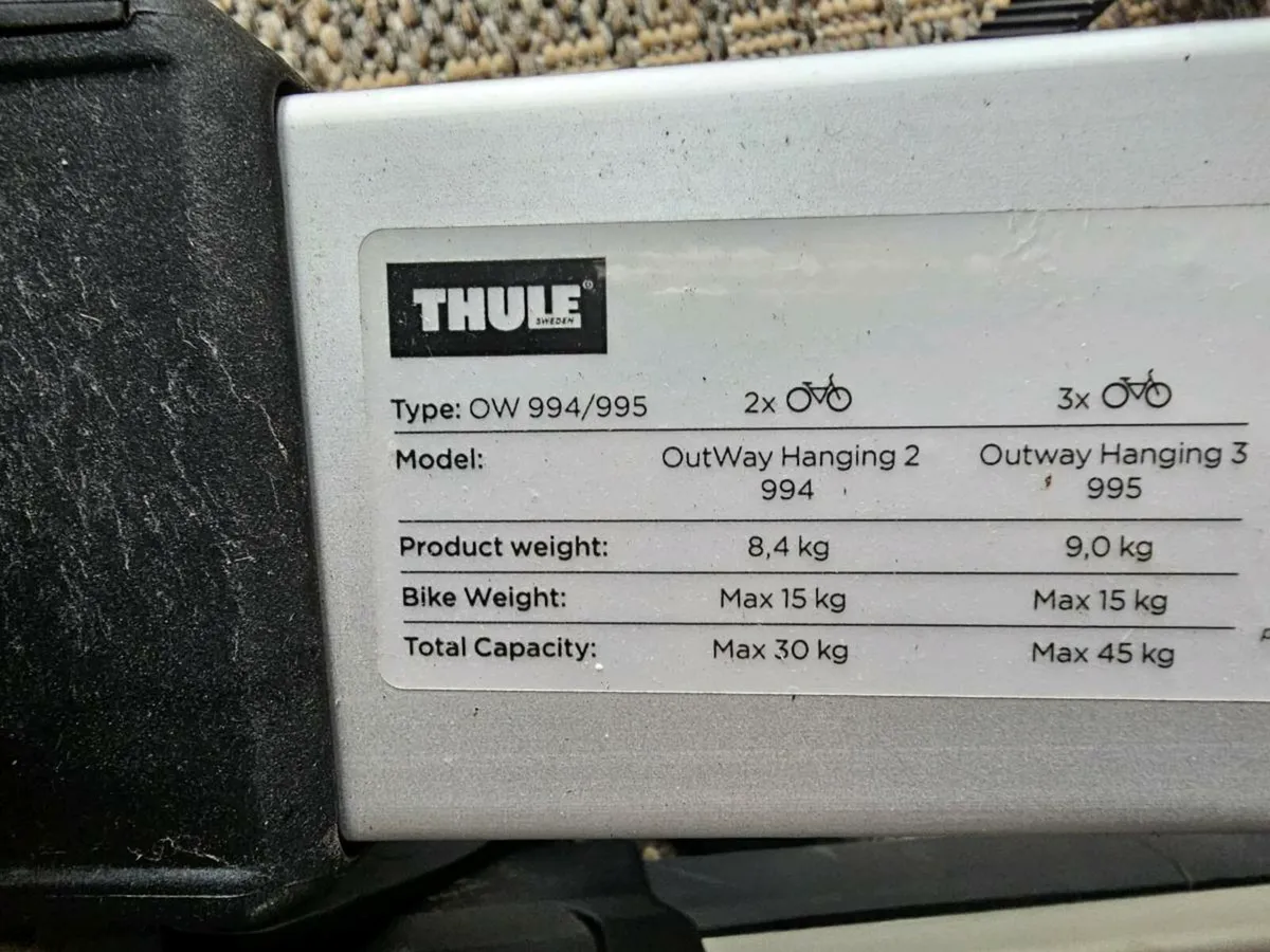 Thule 995 Bike Rack - Image 3