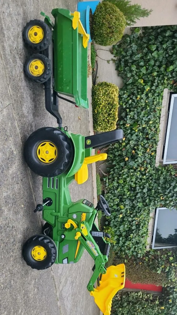 Kids Tractor & Trailer - Image 1