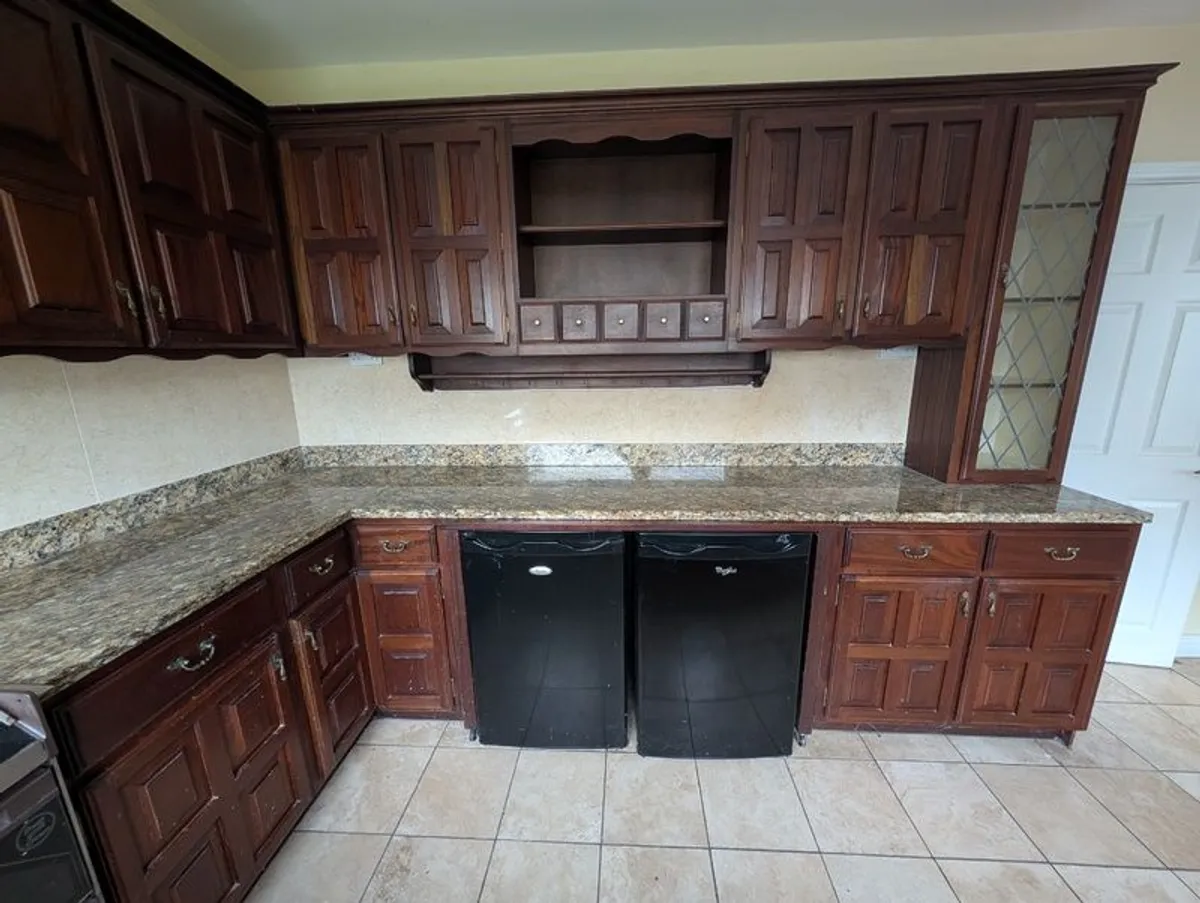 Full Solid Wood Kitchen (Cabinets & Worktop) - Image 2