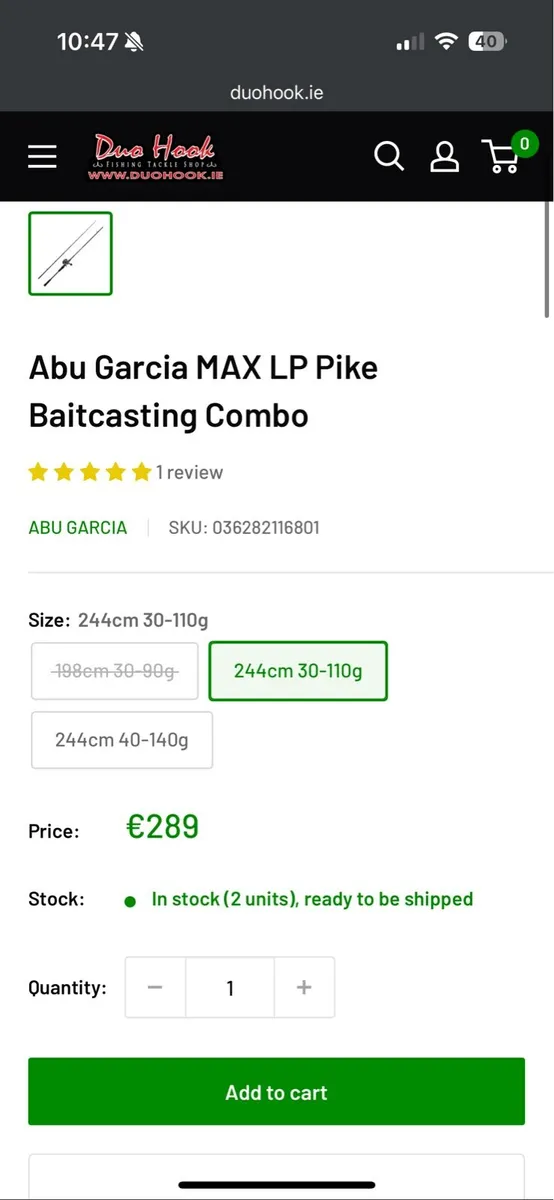 Abu Garcia Baitcaster - Image 2