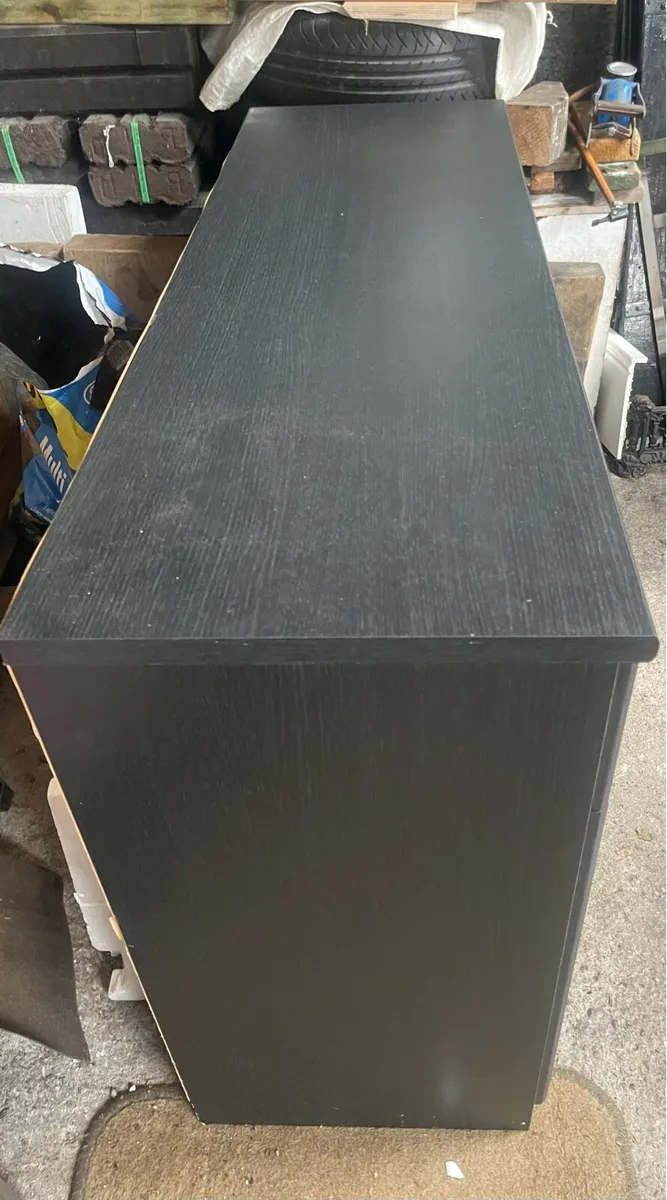 Black wooden sideboard/unit. - Image 2