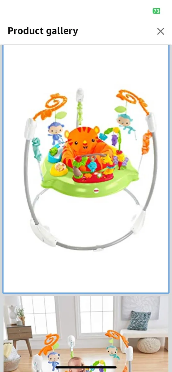 Fisher Price Roarin Rainforest Jumperoo - Image 1