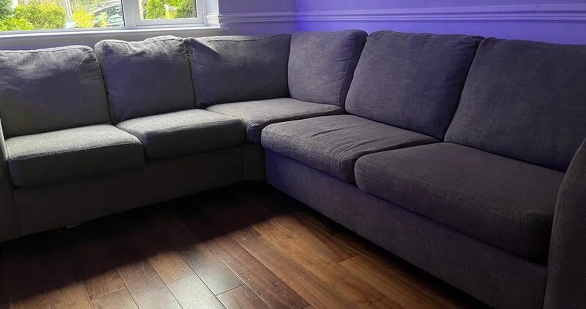 L shaped sofa bed. - Image 1