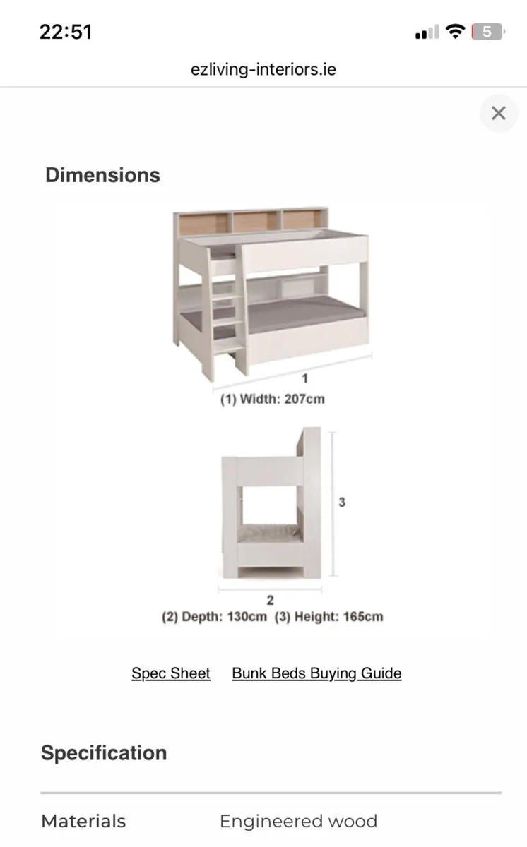 Bunk bed - Image 4