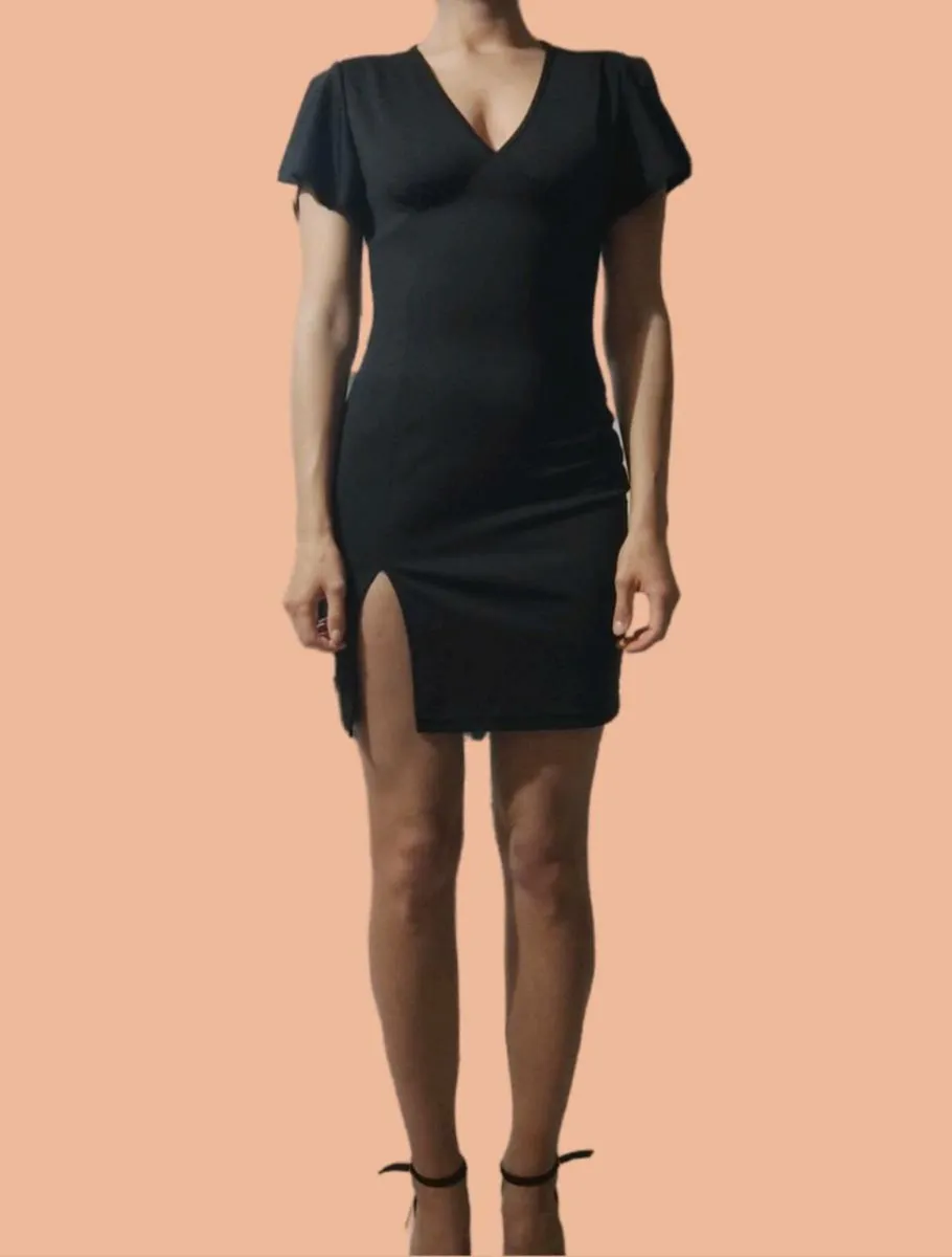 🔥 Elegant Black Mini Dress – UK 14 🔥 - Image 1