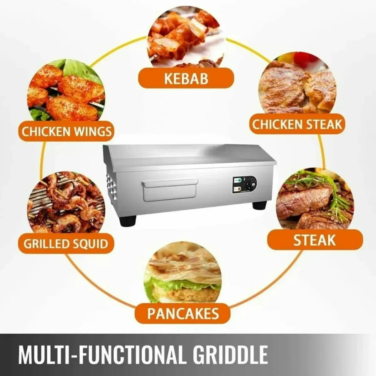 Electric Griddle Hotplate Commercial Flat Grill - Image 3