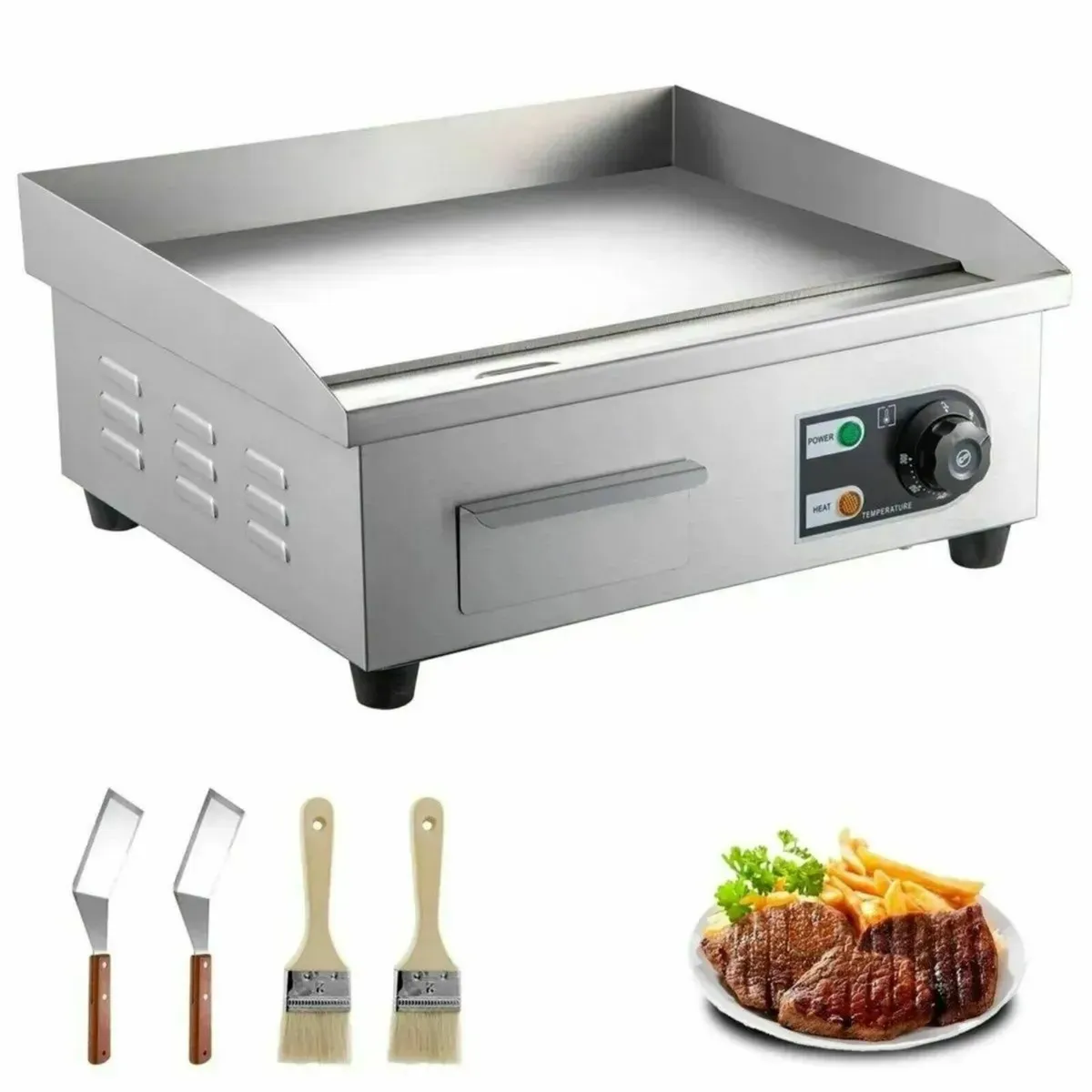 Electric Griddle Hotplate Commercial Flat Grill - Image 4