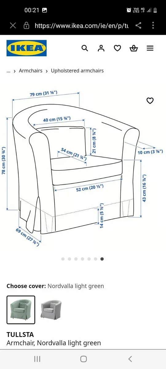 Armchair - Ikea Tullsta - Image 3
