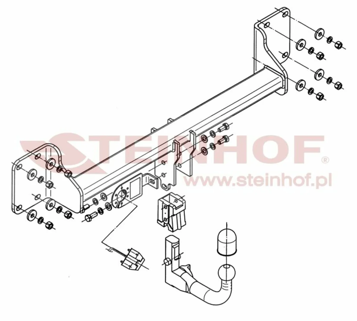 Detachable Tow Bar for BMW X5 E70 & F15 Models