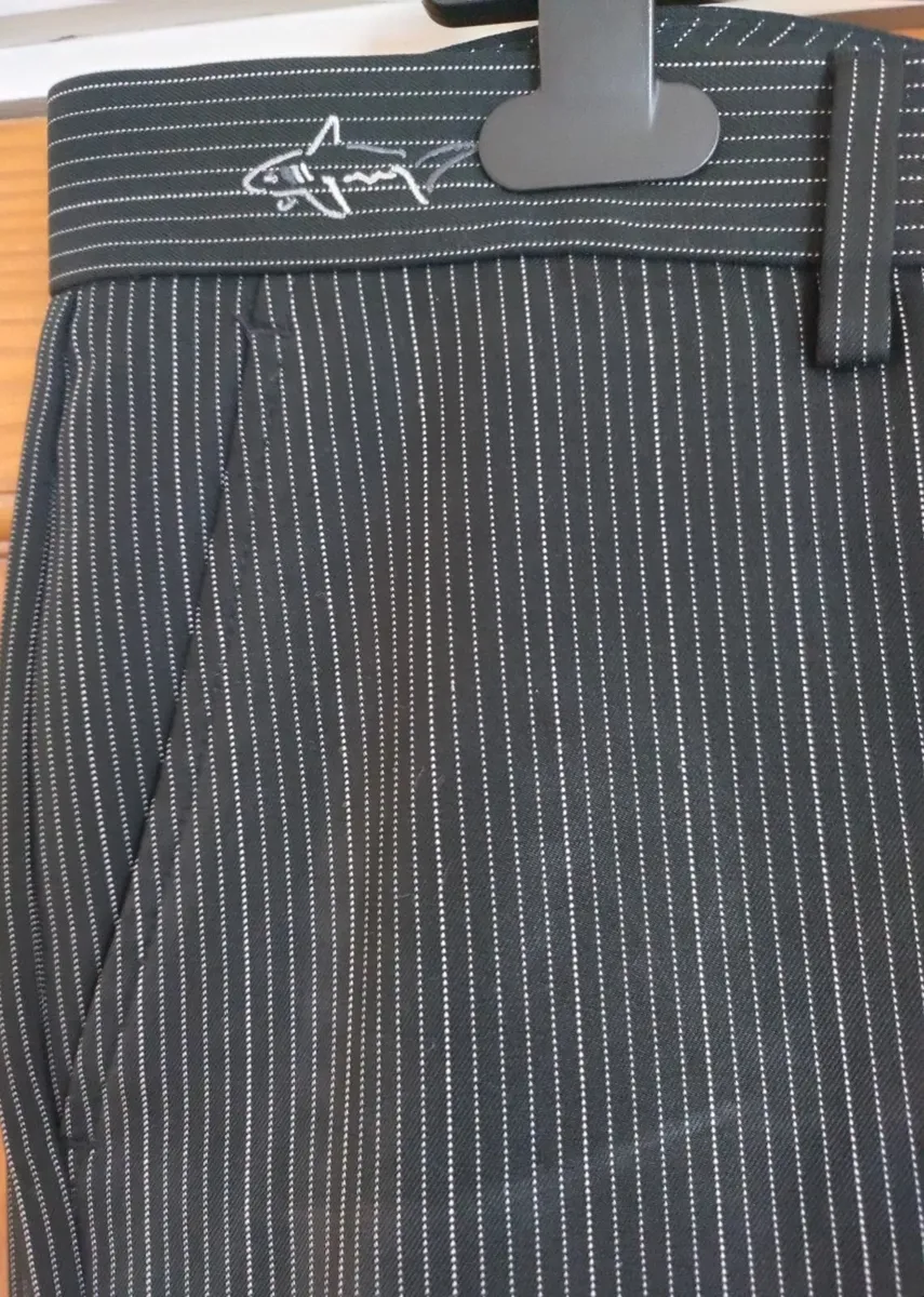 Greg Norman Golf Pinstripe Trousers 36W/30L - Image 4