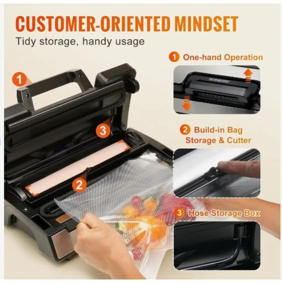 Vacuum Sealer Machine Food Preservation - Image 2