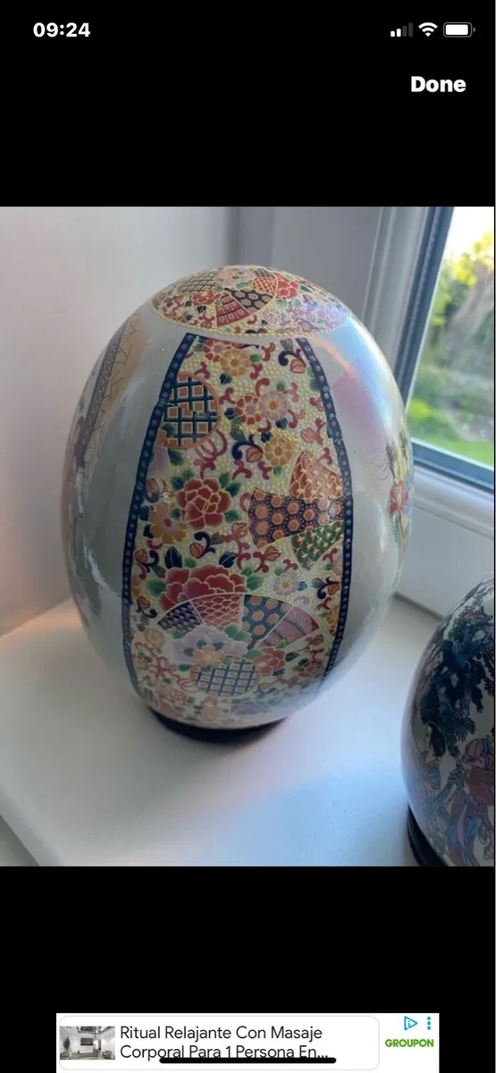 Vintage Chinese Porcelain Eggs set - Image 3