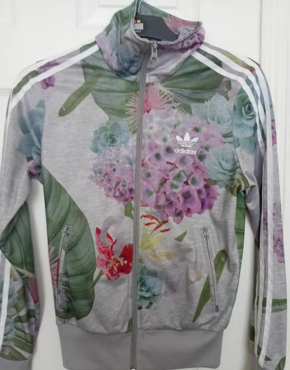 Adidas Originals  Floral Track Jacket - Image 1