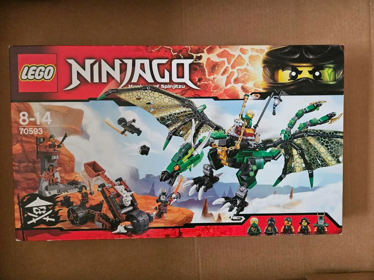 Lego ninjago the green nrg dragon 70593
