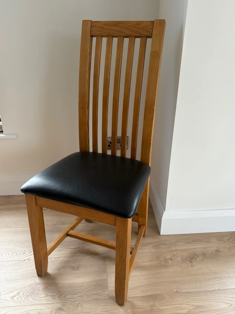 Solid oak kitchen table - Image 4