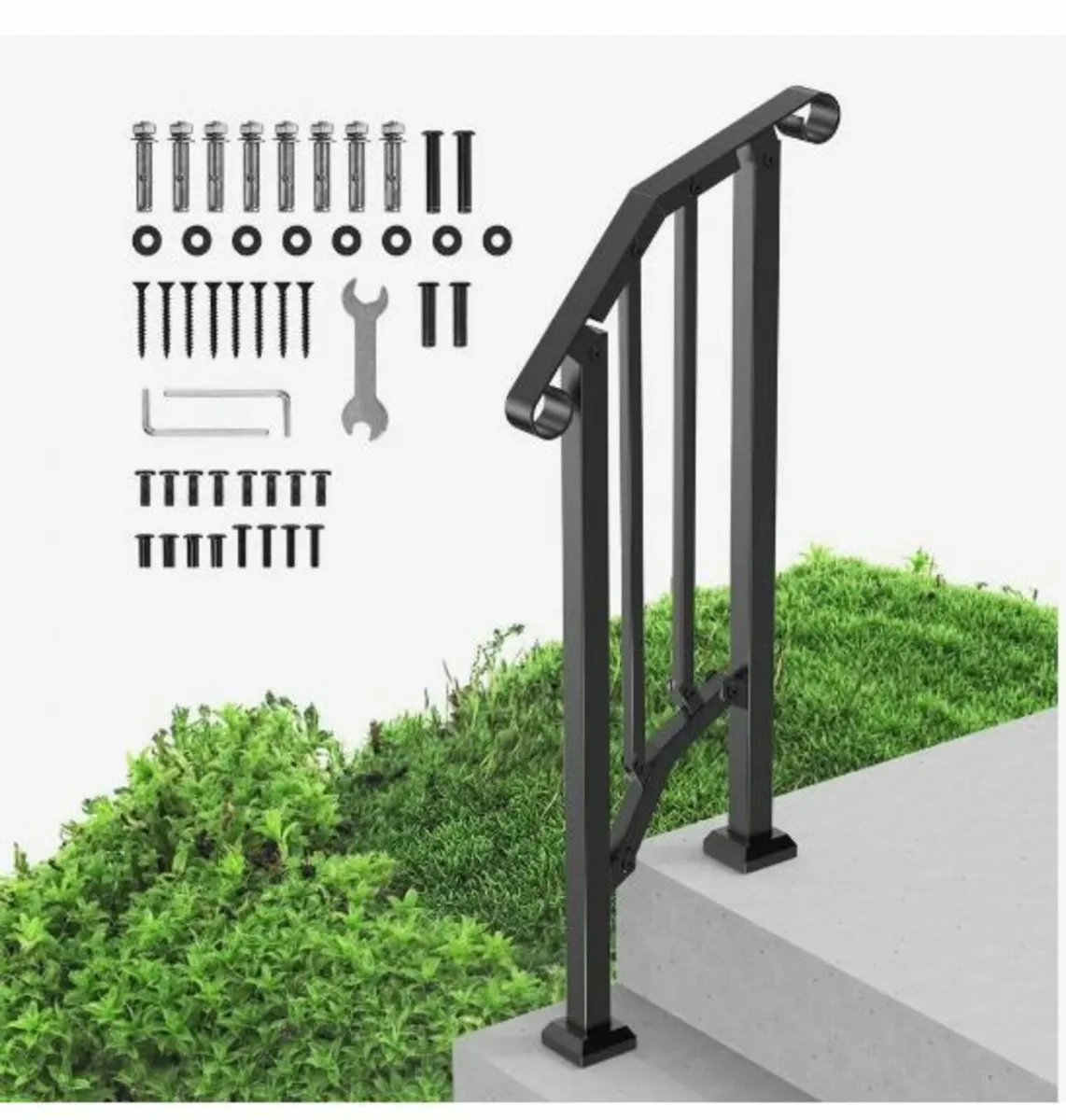 Handrails for Outdoor Steps, 1-2 Step - Image 1