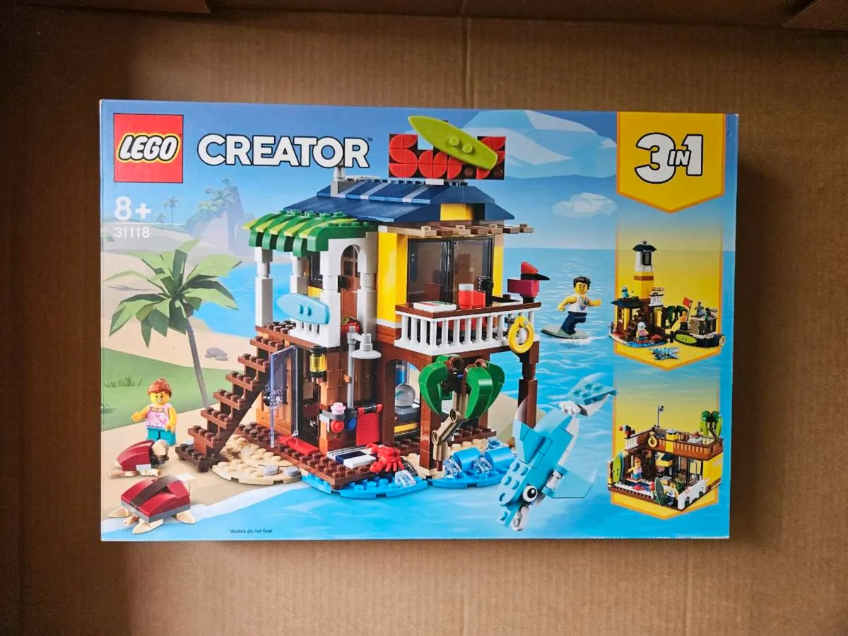Lego creator surfer beach house 31118