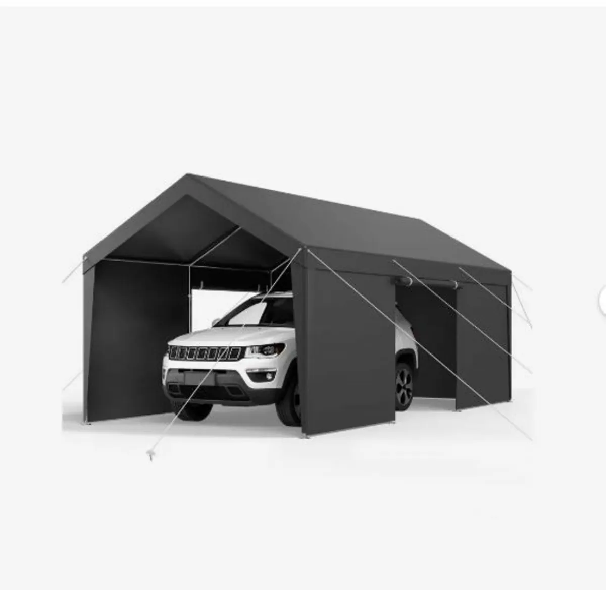 Carport, 10 x 20 FT Outdoor Car Canopy - Image 1