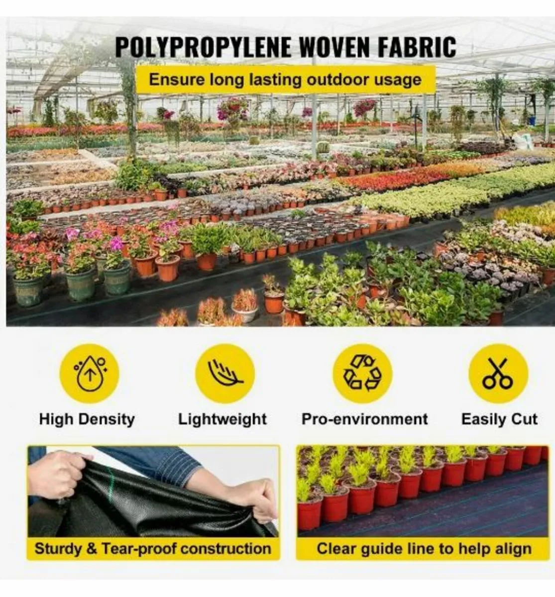 200 x 9144 cm Premium Weed Barrier - Image 4