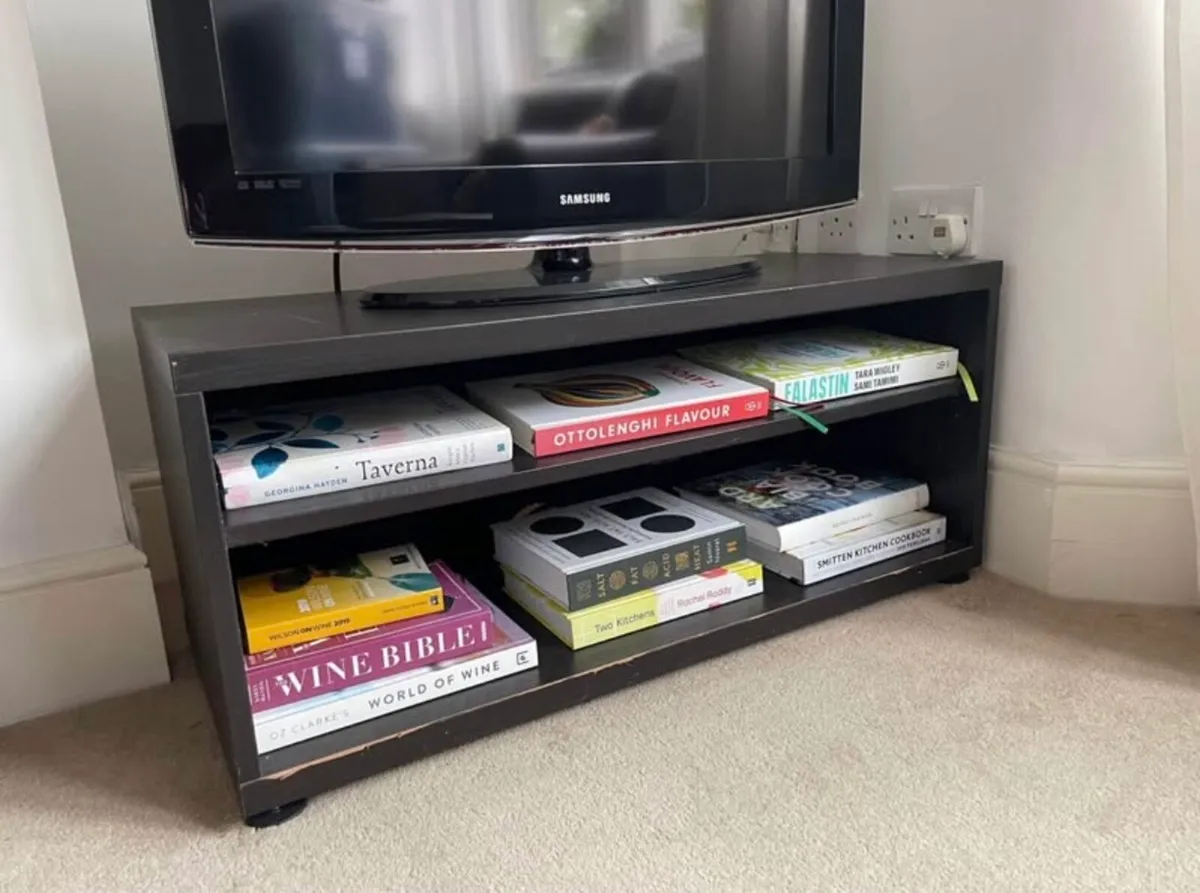 Wooden TV stand - Image 1