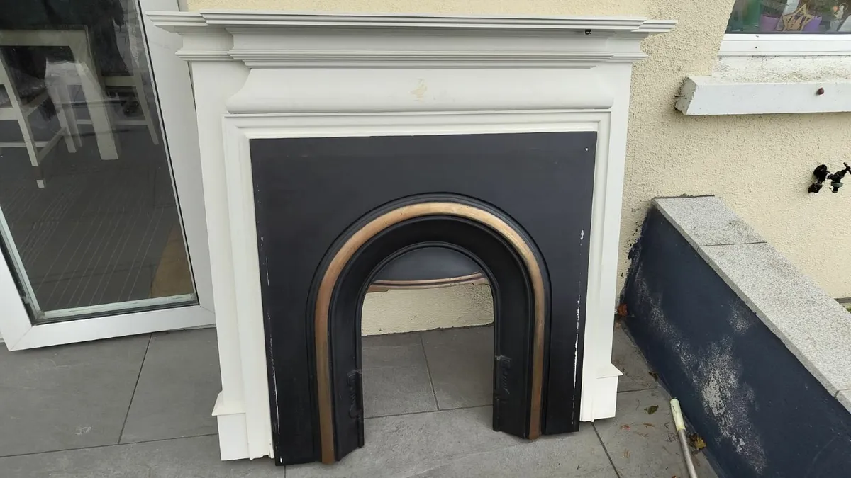 Fire place frame and Granite slab - Image 1