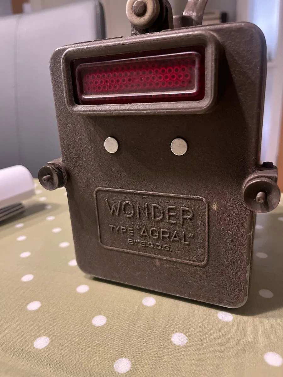 Vintage French Railway Lamp - Image 3