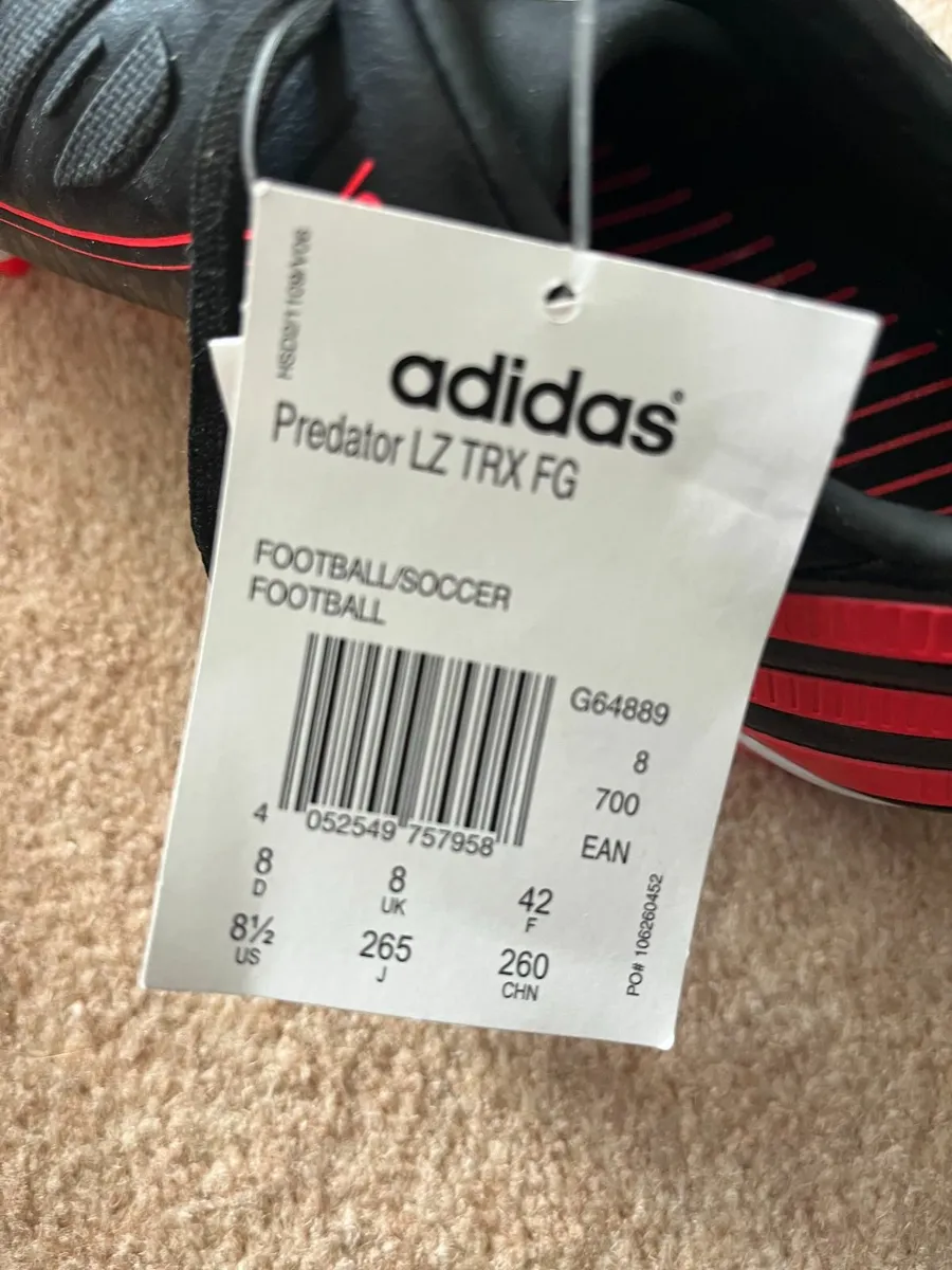 NEW Lethal Zones Size 8 Firm Ground - Image 2