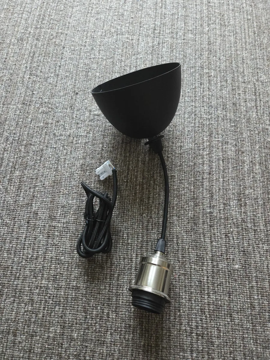 Pendant lamp shade IKEA JAKOBSBYN + Cord set - Image 3
