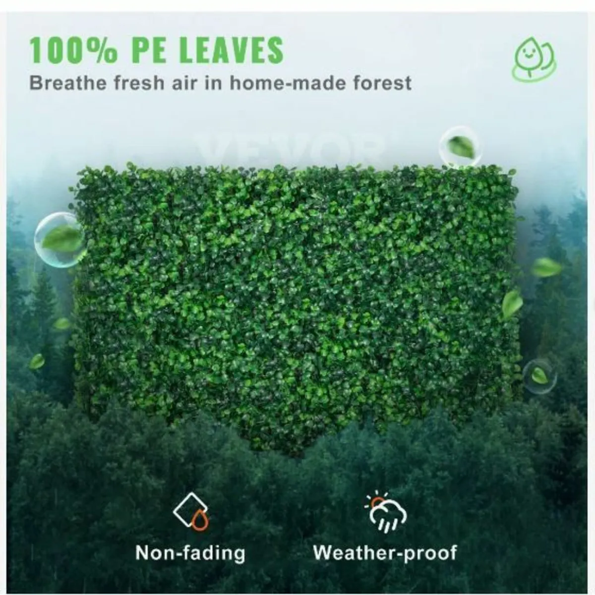 Artificial Boxwood Panel 24" X 16" UV 24pcs - Image 4