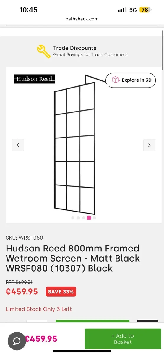 Shower screen - Image 2