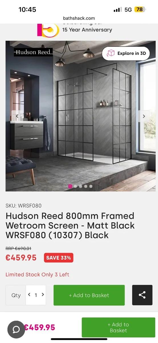 Shower screen - Image 3