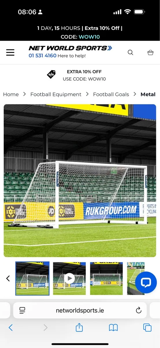 Football Goal 16 X 7 Forza - Image 2