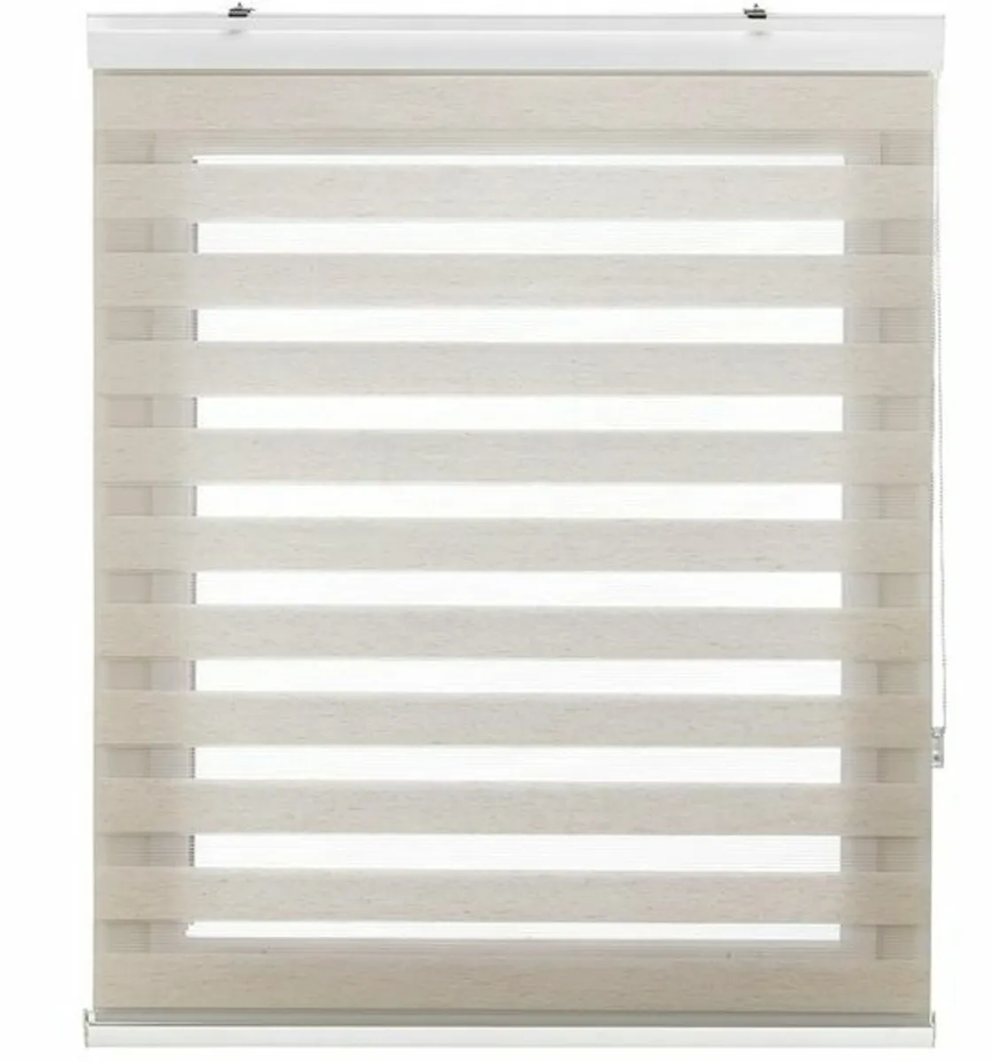 Roller Blind 140x180cm Linen Cream - Image 1
