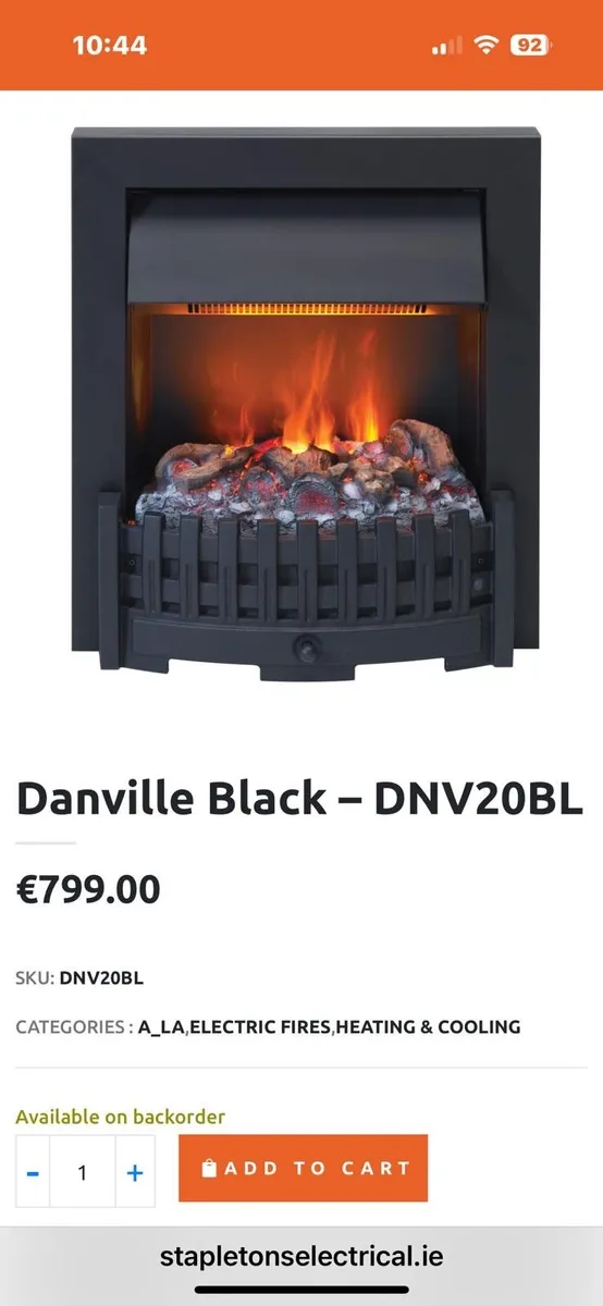 Electric fire inset - Image 4